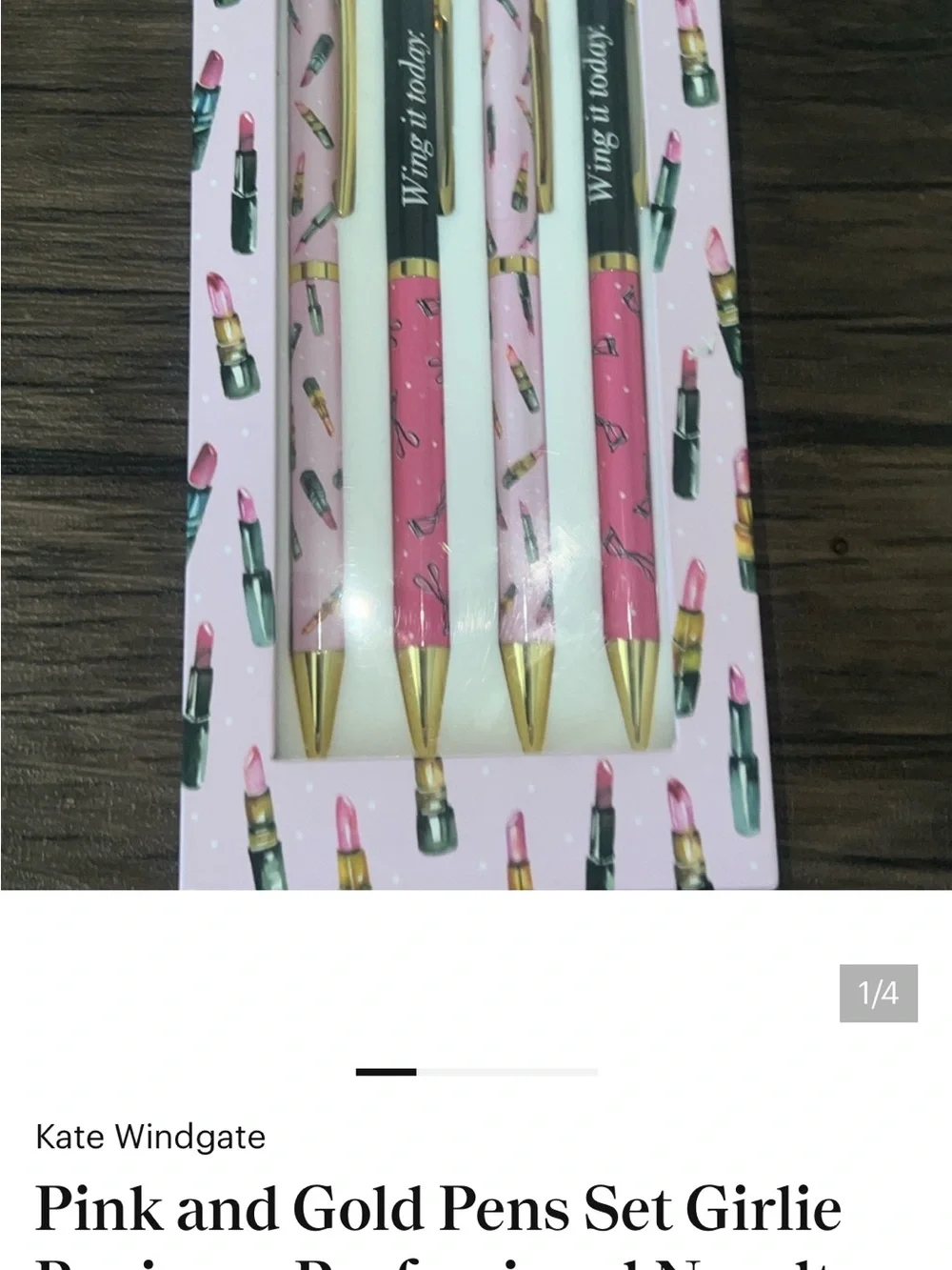 Floral & Butterfly Pink Notes and To-Do Notepad Set & Pen Set (NEW)
